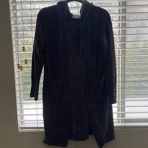 Super comfy/soft Dark grey knit cardigan